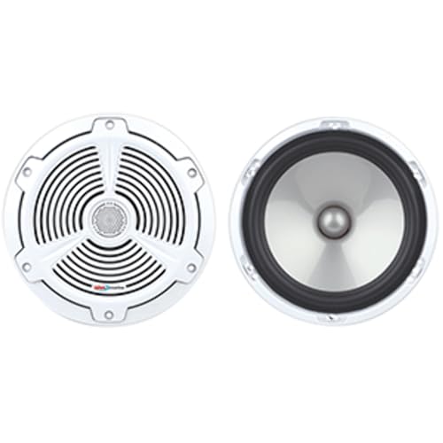 BOSS Audio Systems MR752C 7.5 inch Marine Boat Stereo Speakers - 400 Watts (per pair), Coaxial, 2 Way, Full Range, 4 Ohms, Weatherproof, Sold in Pairs