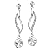 Neoglory Crystal Made with Swarovski Elements White Drop Earrings for Women Party Fashion Jewelry Valentines Day Gift