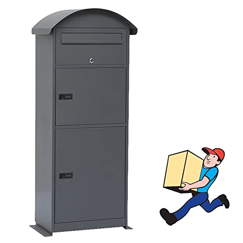 Großer Paket-briefkasten, Abschließbar, Freistehender Boden-briefkasten, Abschließbarer Paket-briefkasten, Strapazierfähig, Wetterfest für Die Express-postzustellung Für Den Privaten Und Geschäftlic
