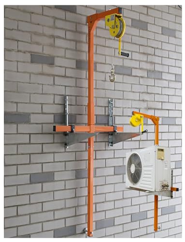 Grúa de elevación manual para aire acondicionado al aire libre, capacidad de 150 kg, 1000 cm de altura, herramienta de instalación portátil