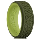 King Will Men Silicone Wedding Band 8mm Size 12