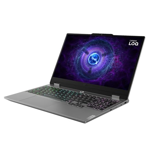 Image of Lenovo LOQ 15IRX9 Intel Core i5-13450HX 15.6 inch (39.6cm) 144Hz 300Nits FHD Gaming Laptop (16GB RAM /512GB SSD /Win 11 /NVIDIA RTX 3050 6GB Graphics /Office 24 /Luna Grey /2.38Kg), 83DV01A9IN