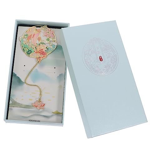 Marque-page avec pendentif chic NUOBESTY finition haut de gamme pour livres