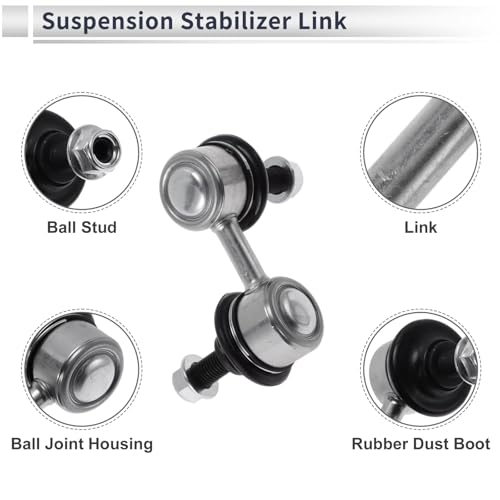 Kit de barra estabilizadora delantera S2000 K80487 K80488 buje suspensión eje delantero 2000-2009 5