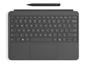 Microsoft Surface Pro Keyboard - 12-inch - Tastatur - mit Touchpad, Beschleunigungsmesser - hinterleuchtet - magnetische Dockingstation - QWERTZ - Deutsch - Slate