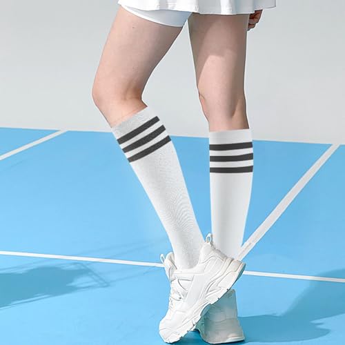 Image of Knee High Socks for Women, Long Tall Knee Tube Socks