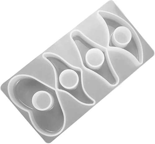 Didiseaon Marcapáginas de resina, 1 unidad, soporte para marcapáginas, molde de resina, moldes de resina, soporte de página para anillo de pulgar,