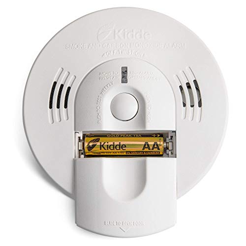 4 Pack Kidde 21026043 Battery-Operated(Not Hardwired) Combination Smoke/Carbon Monoxide Alarm with Voice Warning KN-COSM-BA