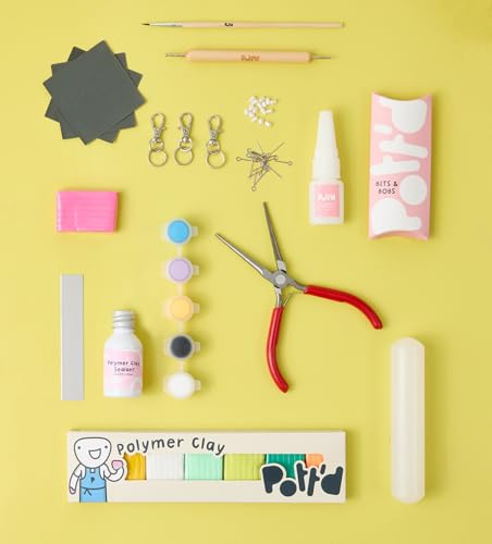 Kit argile polymère débutant pour fabriquer des breloques de sac DIY - 4