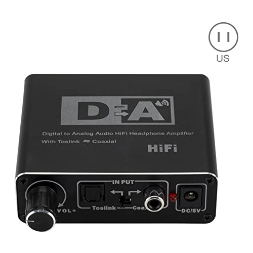 Leyeet Digital To Analog Rca L/R 3.5Mm Audio Converter Optical Coaxial In And Rca Out #TOP2