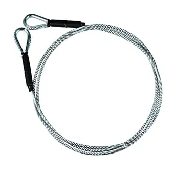 Zip Line Sling Cable, Wire Rope, 8/11/14 Foot, 3/16In (8 Foot)