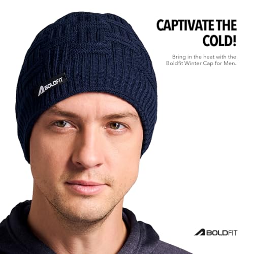 Boldfit Woolen Winter Cap for Women & Men in Winter for Thermal Wear Stylish Soft Caps for Boys & Girls for Warm Wear Head hat Garam Topaa Cap Breathable Lightweight Windproof for Men and Women