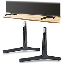 Television Replacement Parts 65" AU8000 TV Stand Legs Compatible with Samsung 2021 AU8000 CU8000 Q60A Q6DA HQ60A Series 4K UN65AU8000FXZA UN65CU8000FXZA QN65Q60AAFXZA QN65Q6DAAFXZA HG65Q60AANF