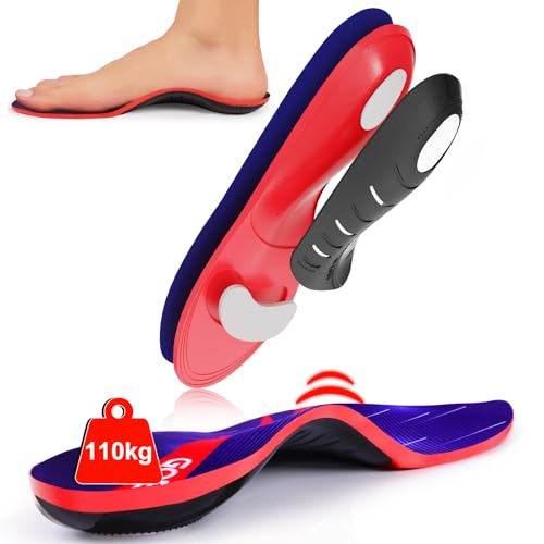 Plantillas ortopédicas para hombres y mujeres,Plantillas de zapatos de trabajo cómodos,Reposapiés ortopédico para fascitis plantar,Pies planos,Violeta L