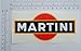 The Cool Graphic Martini Racing, adhesivo a todo color, 150 x 72 mm, S091