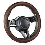 Car Leather Steering Wheel Cover - Ylife 15-inch Universal Microfiber Steering Wheel Covers - Neutra
