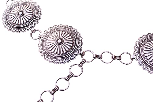 Western Floral Concho Fashion Waist Belt No. 322