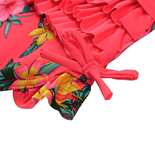 Image of XFGIRLS Baby /Toddler Girls Swimsuit Long Sleeve One-Piece Bathing Suit Rash Guard for Kids UPF 50+ Swimwear