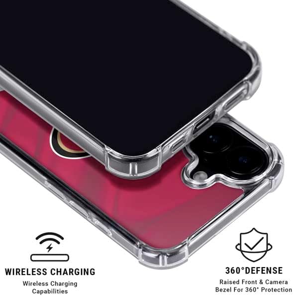 Skinit Clear Phone Case Compatible with iPhone 17 - Officially Licensed NFL San Francisco 49ers Design