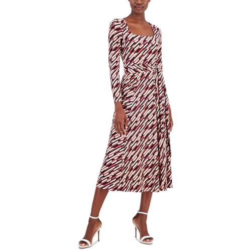 Robe Chic Anne Klein Imprimée Idéale pour Vos Sorties Estivales et le Bureau
