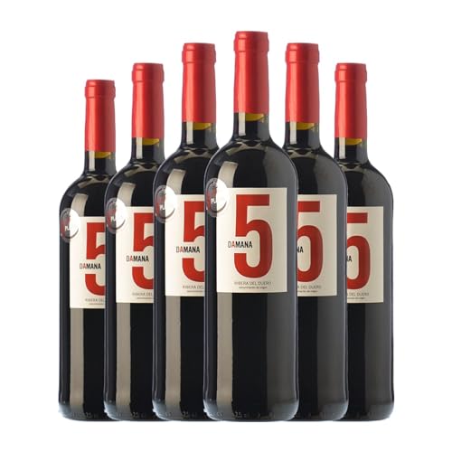 Tábula Damana 5 Ribera del Duero Joven 75 cl Vino tinto (Caja de 6 Botellas de 75 cl)