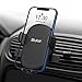 Blukar Support Téléphone Voiture, Support à Grille d'aération Porte Téléphone Voiture Double Bouton de Libération Rotation 360° avec Clip Stable pour Smartphones et GPS 4.0-6.7 Pouces