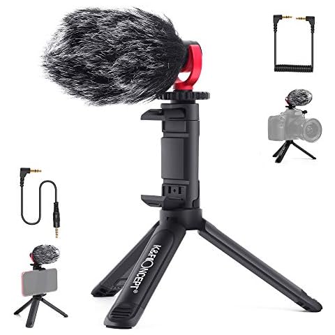 Microphone K&F Concept avec Trépied Cover