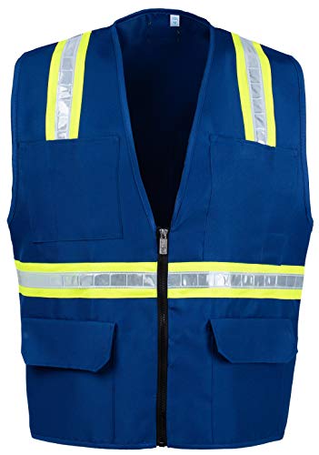 Safety Depot 8038A-RB ROYAL BLUE SAFETY VEST