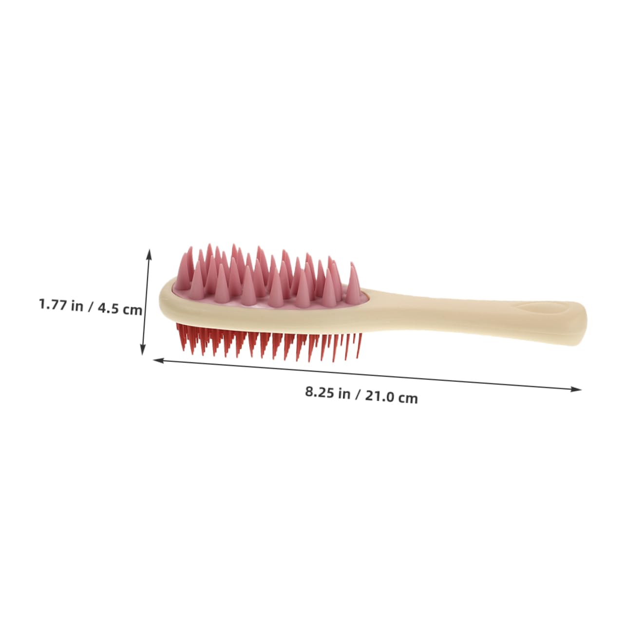 TOVINANNA Hair Scalp Scrubber Shampoo Brush Long Handle Scalp Massager for Dandruff Removal Sturdy Material Brush