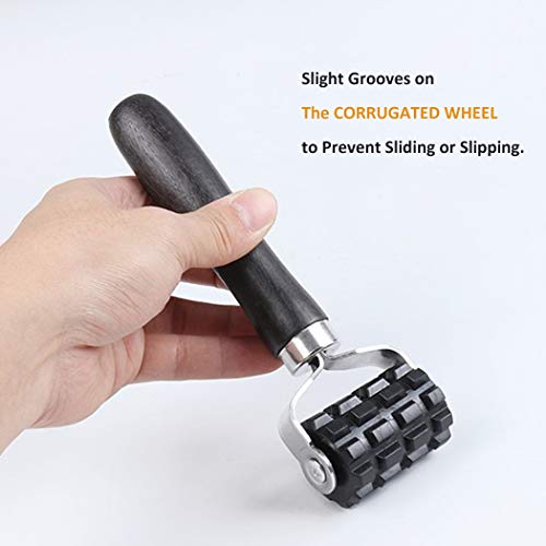 Xtozon Car Sound Deadening Roller Wood Noise Insulation Application Tool, Heat Abatement Mat Wallpaper Application Pu Smoothing Tool, Auto Noise Roller Seam Roller Rolling Wheel Interior Accessories #TOP2