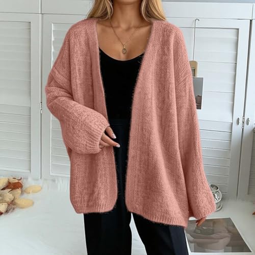 Cardigan de lana mujer extragrande y ligero con punto transpirable 2