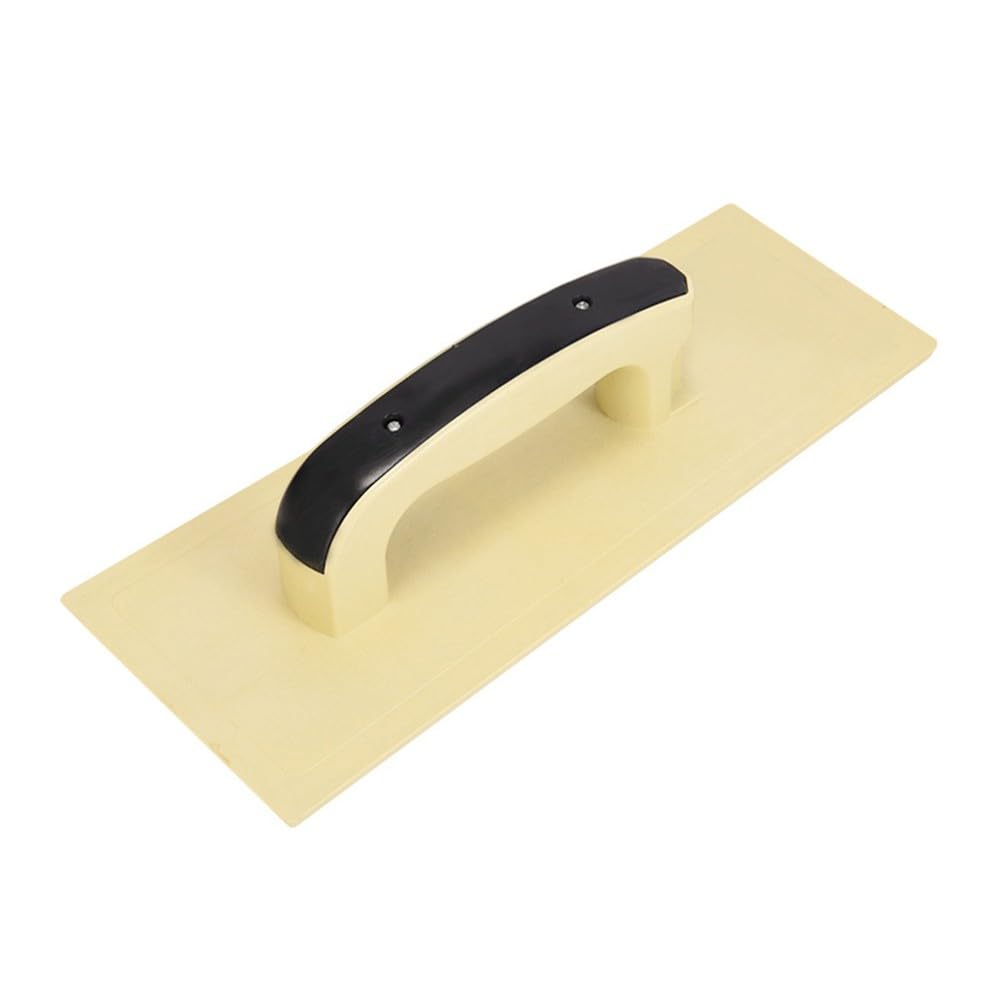 Strumento per lisciare cartongesso con lama in plastica, manico ergonomico, spazzola per stucco da parete, Dur(ROSSO)