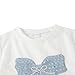 Voxikodex Size 11 12 Years Girls Clothes 2PCS Butterfly Print Short Sleeve T-Shirt Tops & Blue Cargo Pants Set Casual Kids Girls Spring Summer Clothing Set(11-12Y)