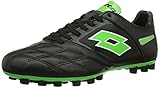 Lotto Sport Herren Stadio POTEN. IV 300 HG28 Fußballschuhe, Mehrfarbig (Black/FL Mint), 41 EU