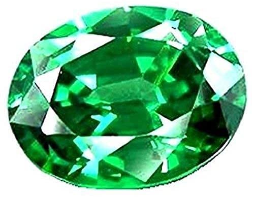 Zircon cubique naturel vert coupe diamant 9,25 Ratti pour bijoux homme femme