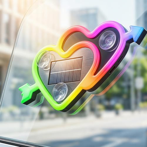 Luces de neón para coches LED Solar con Inducción Inteligente y Siete Modos 6
