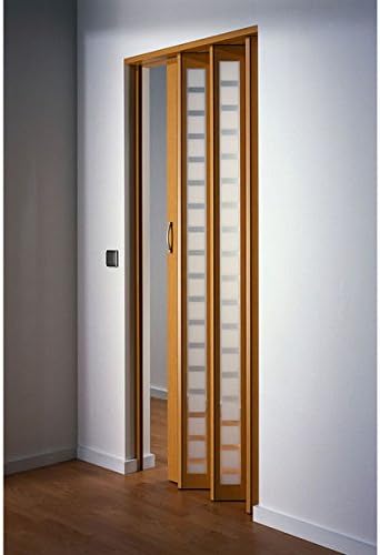 Homestyle Metro Beech with Frosted Squares Folding Door