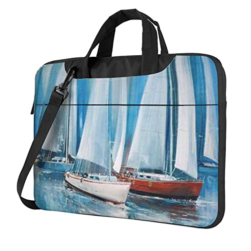 Sacoche à bandoulière PC portable 13 pouces noir housse sacoche BONDIJ