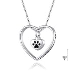 JXJL Memorial Heart Cremation Urn Necklace for Loved One Ashes Keepsake S925 Sterling Silver Eternity Circle Pendant Necklace of Cremation Ashes 3 JXJL Memorial Heart Cremation Urn Necklace for Loved One Ashes Keepsake S925 Sterling Silver Eternity Circle Pendant Necklace of Cremation Ashes 6