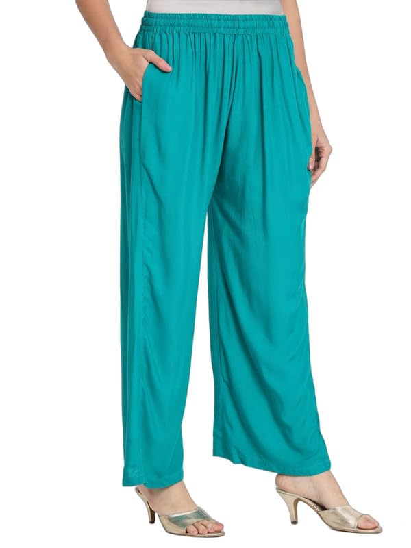 Image of Soft Colors Relaxed Fit Pocket Palazzo