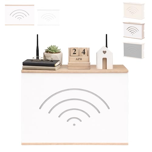 OHANA Router Cabinet – Router Storage Box – WiFi Shelf – Router Hide – Wall Box