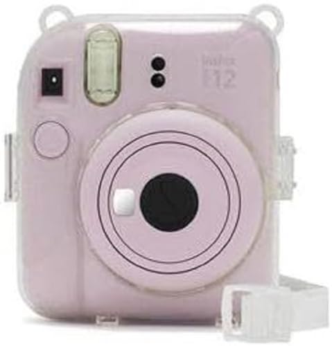 instax Mini 12 Funda Transparente para cámara con Correa para el