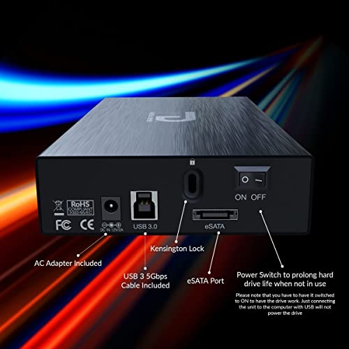 Disque Dur Externe Fantom GFORCE 3 Pro 22 To 7200 tr/min Noir - Geekodrome: Boutique d'accessoires geek Sécurité des données