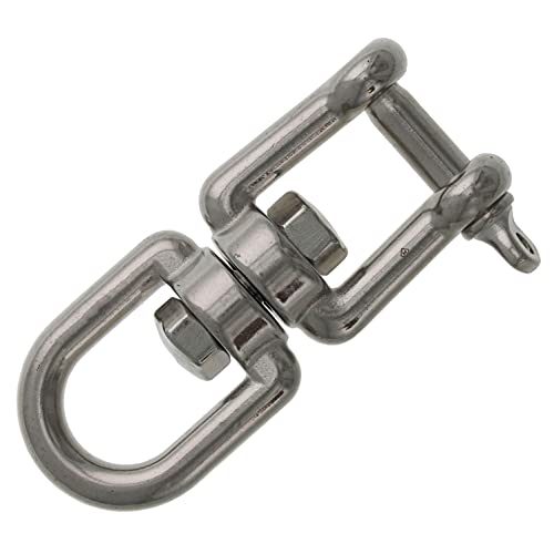 5/16" Stainless Steel Jaw X Eye Swivel #TOP4