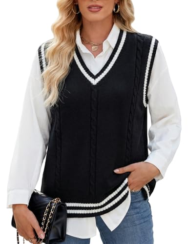 トップス OVY Cotton Wool V-neck Knit Vest 417BMBskYwL.jpg