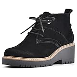 WHITE MOUNTAIN Shoes Women's Danny Boot, Black/Suede, 8.5 M
