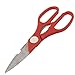 Aexit Kitchen Red Hand Tools Handle Stainless Steel Scissors Shear Shears & Scissors Bottle Opener
