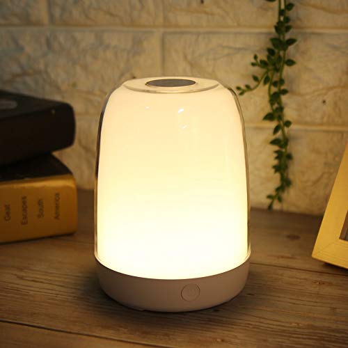 Lámpara de Mesa de Noche LED Táctil con Luz RGB y Batería USB miniatura 6