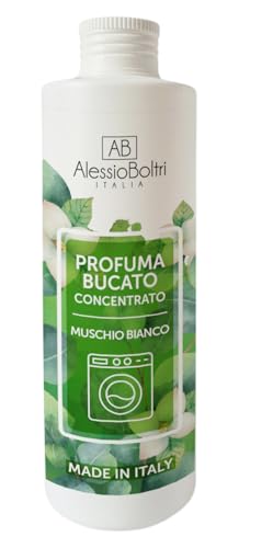 Alessioboltri | Deo Bucato Muschio Bianco - Profumatore Concentrato 400 Ml Per Lavatrice