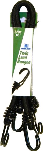 Ancra 95739 Twin Lead Bungee Cords, Black, 2-Pack, 36-Inch